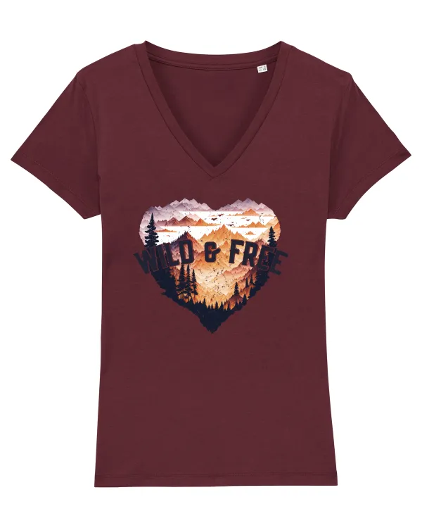 in stil grunge - Wild and free Burgundy
