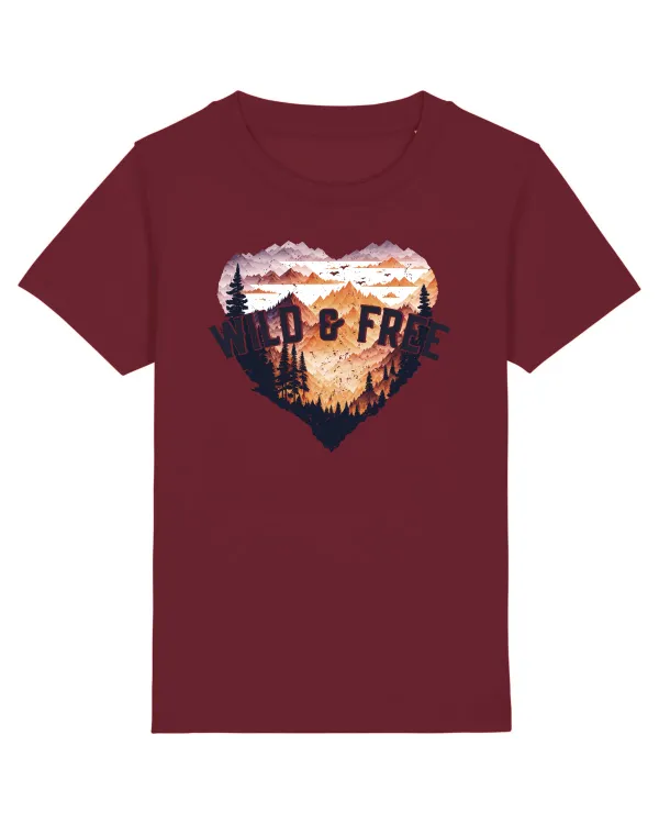 in stil grunge - Wild and free Burgundy