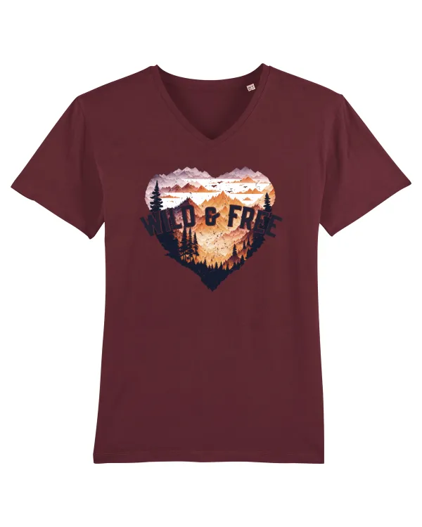 in stil grunge - Wild and free Burgundy