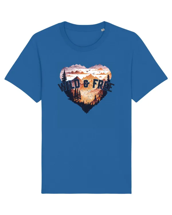in stil grunge - Wild and free Royal Blue