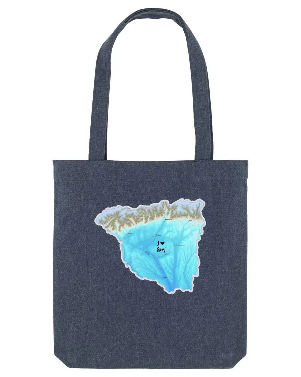 Gorj County Map Midnight Blue
