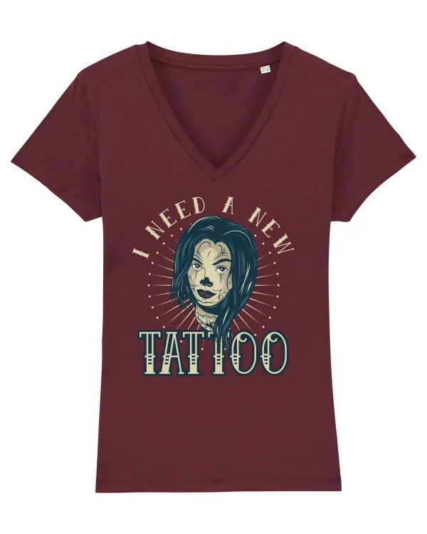 I Need A new Tattoo Burgundy