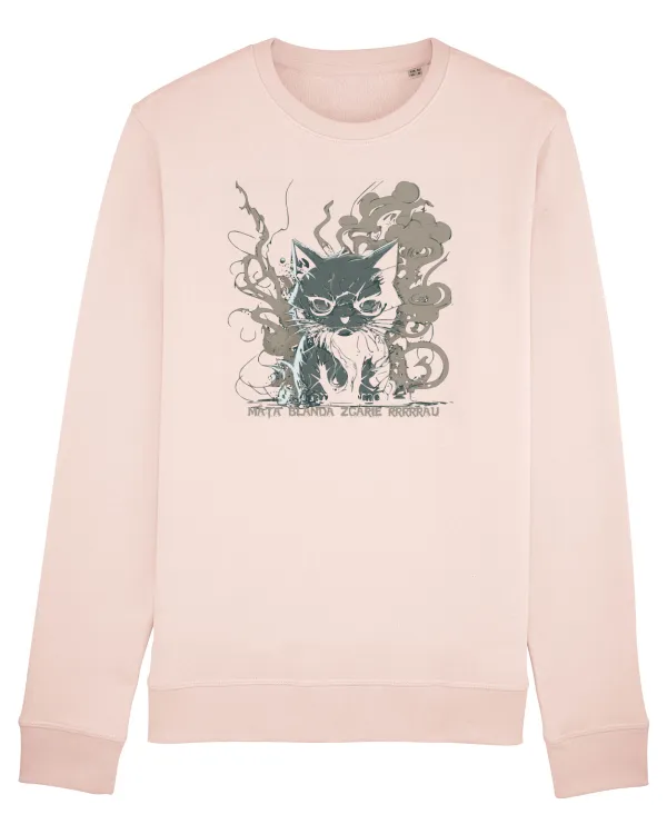 Bluză mânecă lungă Unisex Rise Candy Pink