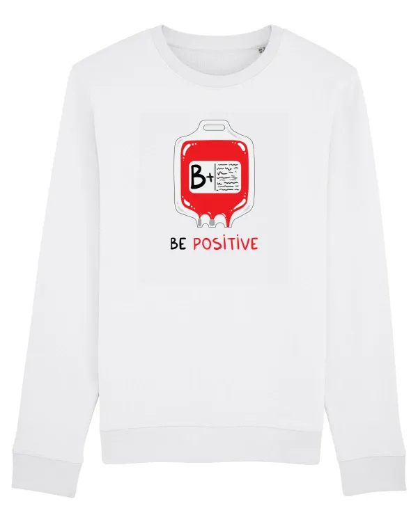 Bluză mânecă lungă Unisex Rise White