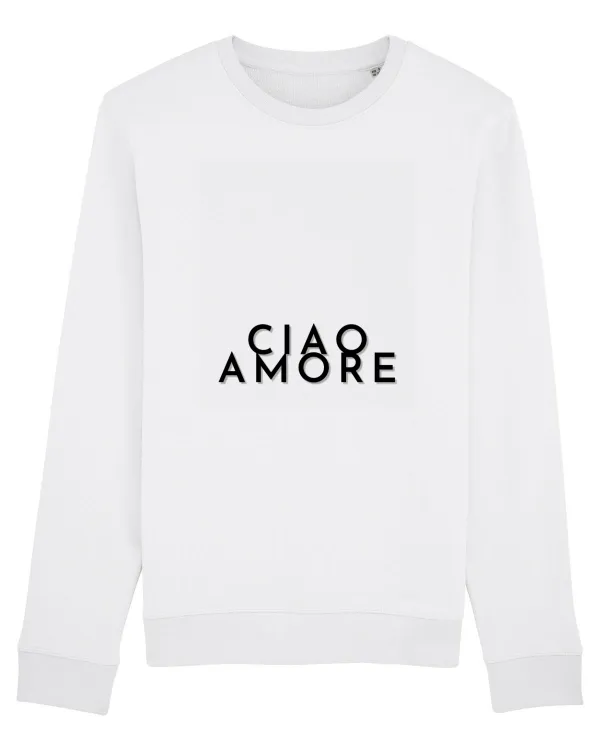 Bluză mânecă lungă Unisex Rise White