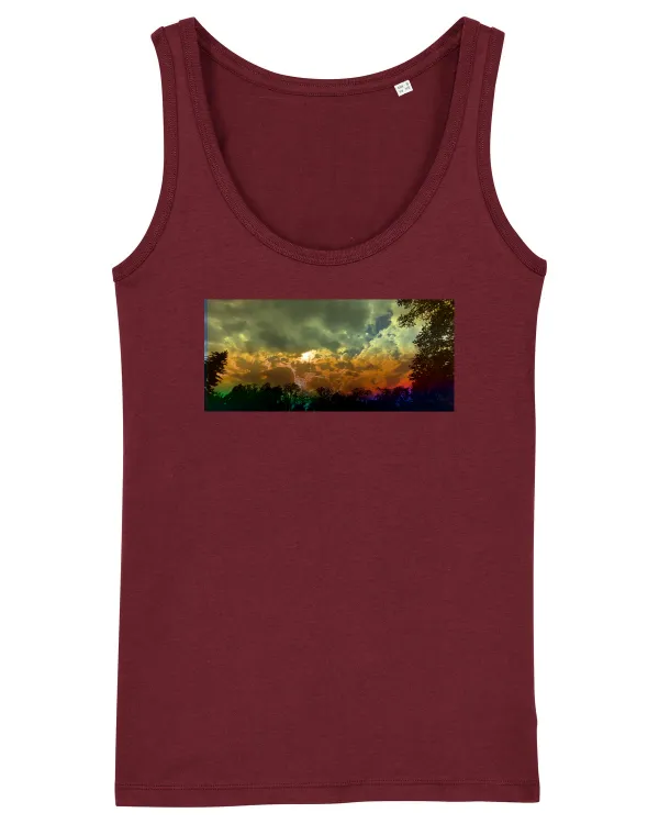 Cer in culori Burgundy