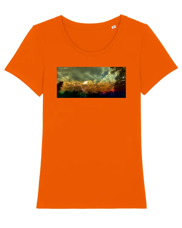 Cer in culori Bright Orange
