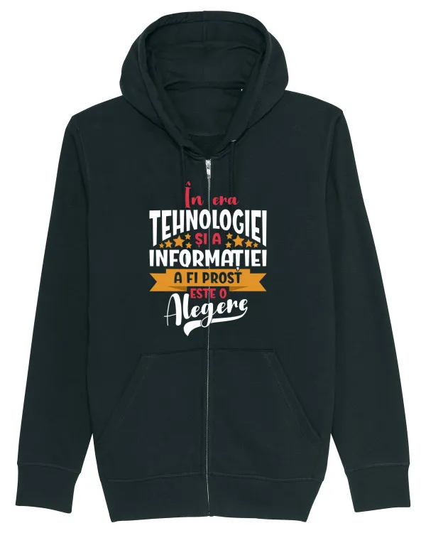 A fi prost Hanorac cu fermoar Unisex Connector