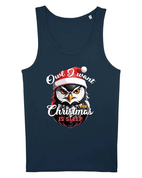 Owl I want for Christmas is sleep Maiou Bărbat Runs