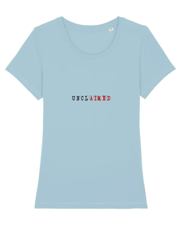 UNCLAIMED Tricou mânecă scurtă guler larg fitted Damă Expresser