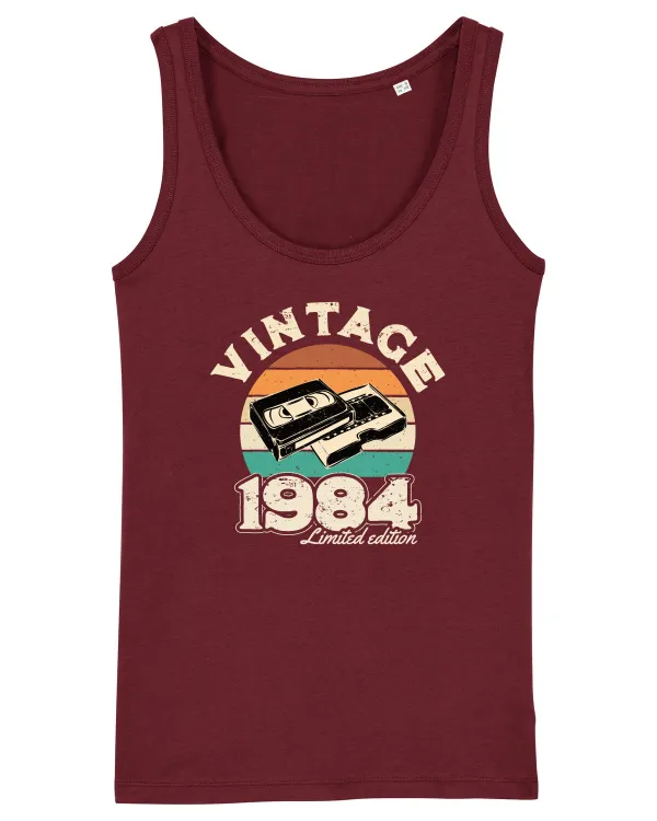 Născut in 1984 Retro sunset videotape Burgundy