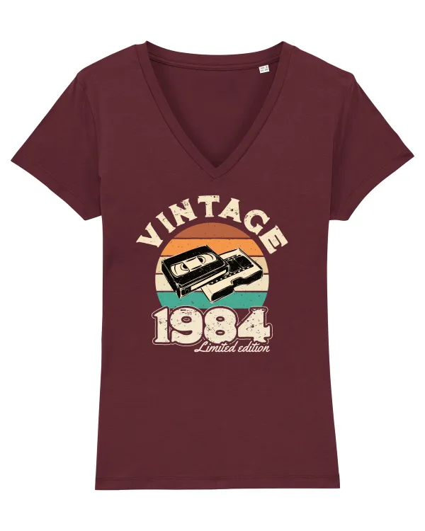 Născut in 1984 Retro sunset videotape Burgundy