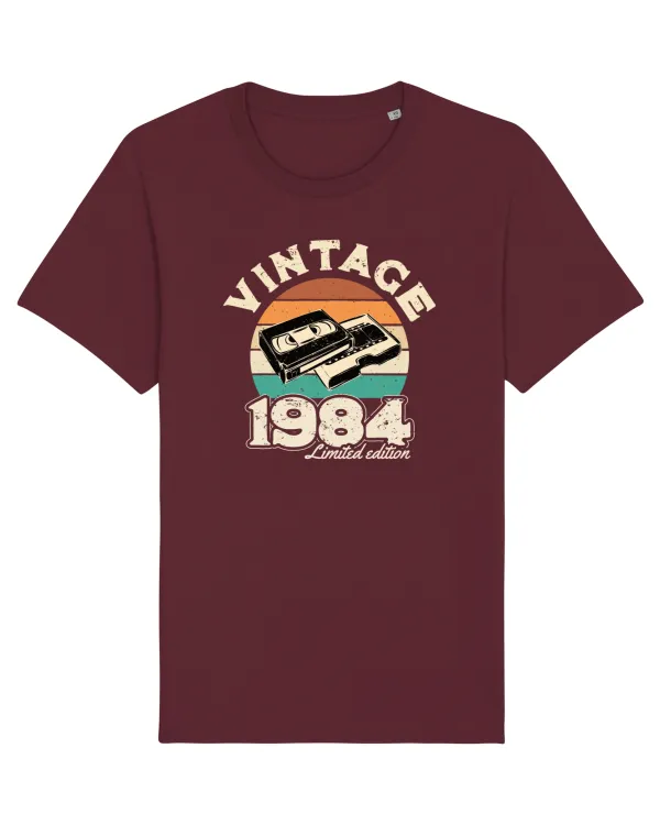 Născut in 1984 Retro sunset videotape Burgundy