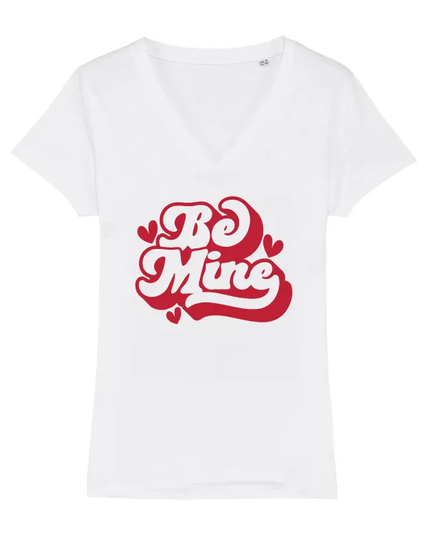 de dragoste in stil retro vintage - Be Mine Tricou mânecă scurtă guler V Damă Evoker