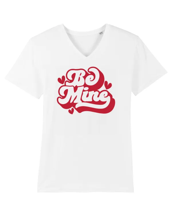 de dragoste in stil retro vintage - Be Mine Tricou mânecă scurtă guler V Bărbat Presenter