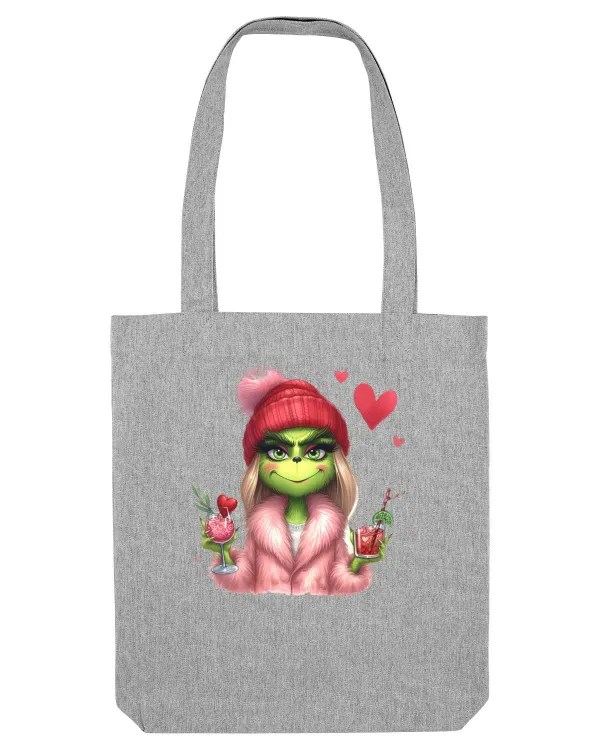 în stil chic Grinch - Fashionistă îndrăgostită și rebelă v6 Heather Grey