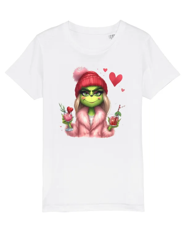 în stil chic Grinch - Fashionistă îndrăgostită și rebelă v6 White