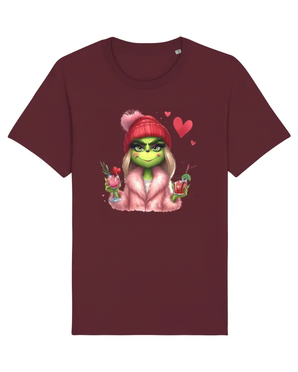 în stil chic Grinch - Fashionistă îndrăgostită și rebelă v6 Burgundy