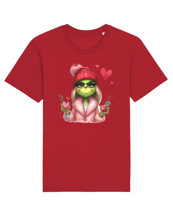 în stil chic Grinch - Fashionistă îndrăgostită și rebelă v6 Red