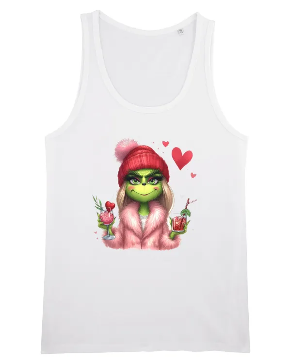 în stil chic Grinch - Fashionistă îndrăgostită și rebelă v6 White