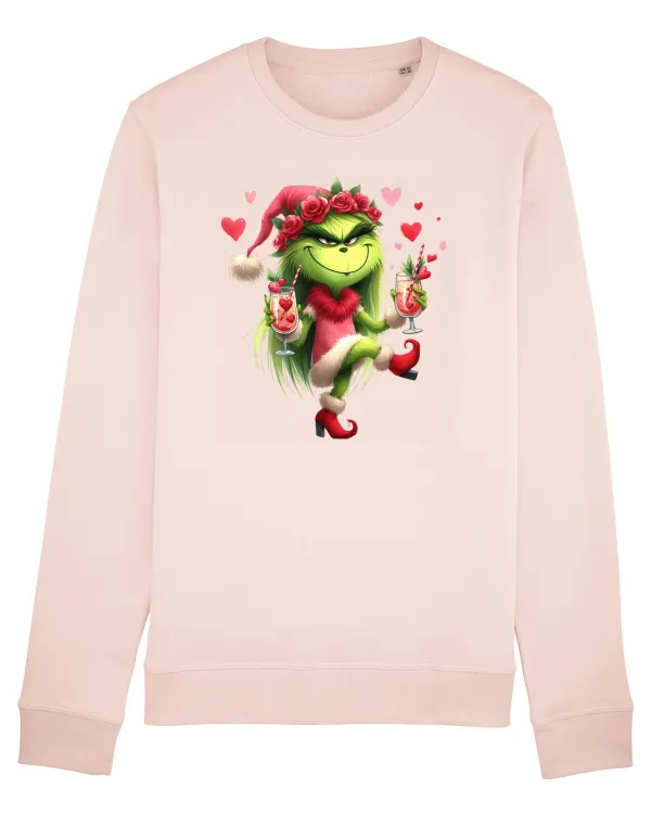 Bluză mânecă lungă Unisex Rise Candy Pink