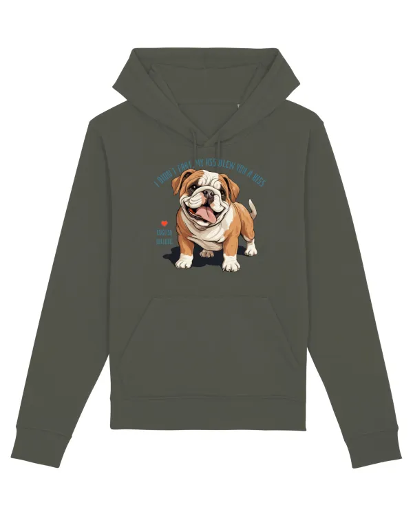 I DIDN`T FART, MY ASS BLEW YOU A KISS - BULLDOG ENGLEZ Khaki