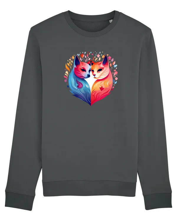 Bluză mânecă lungă Unisex Rise Anthracite