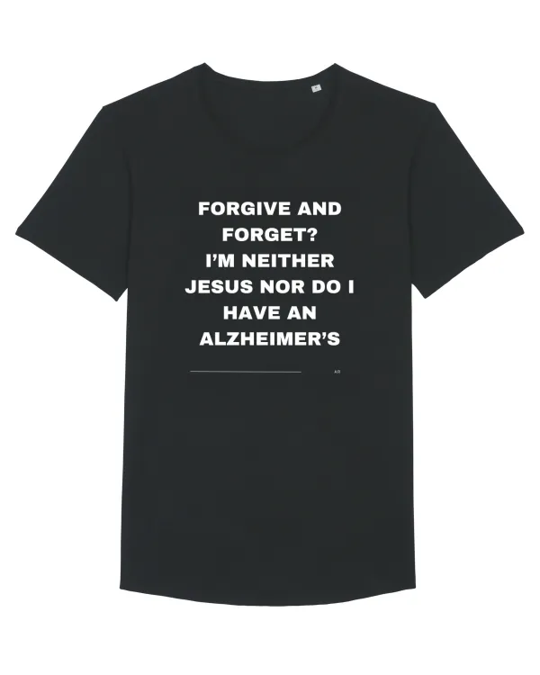 Forgive and forget... Tricou mânecă scurtă guler larg Bărbat Skater