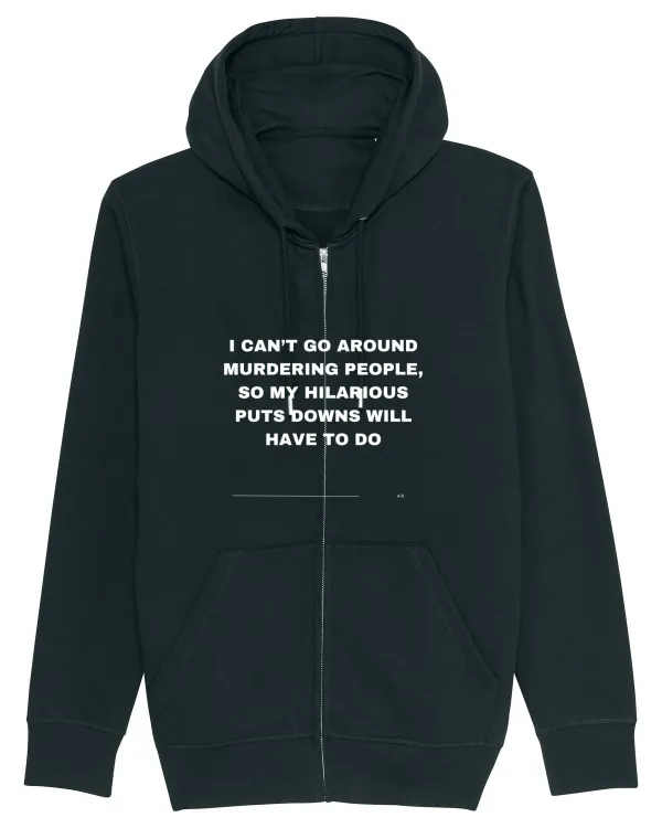 I can't go around murdering people ... Black