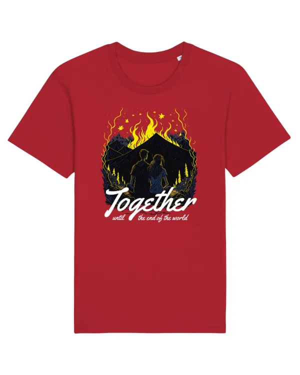 Tricou mânecă scurtă Unisex Rocker Red