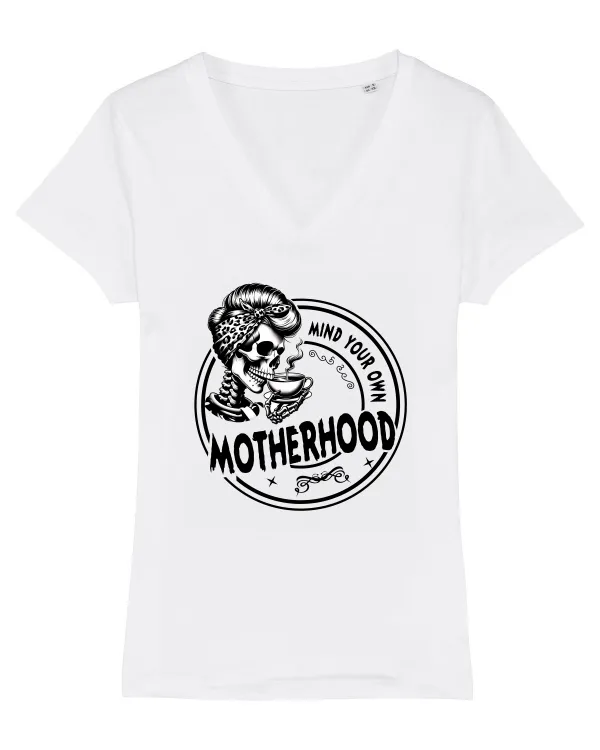 Moda rebelă pt mame moderne - Mind your own motherhood White
