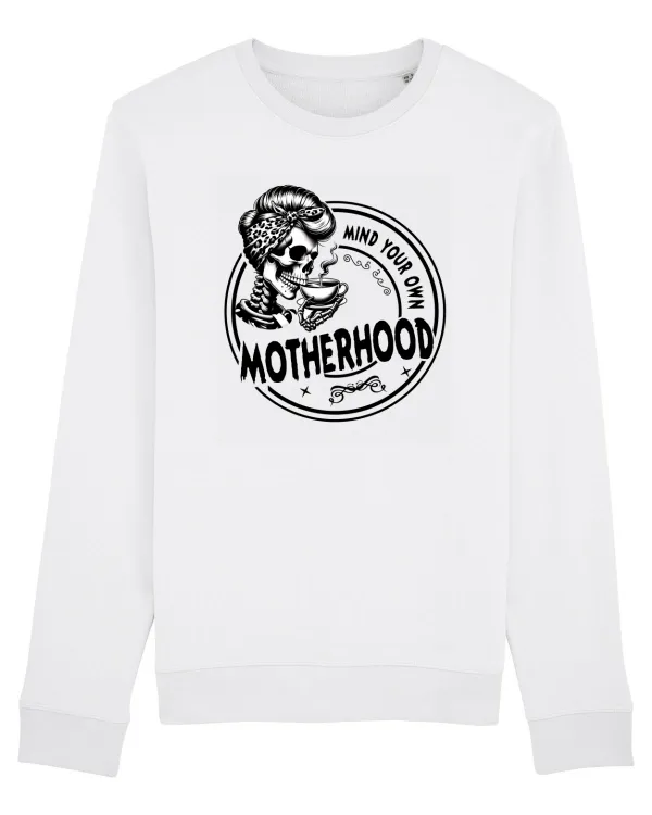Moda rebelă pt mame moderne - Mind your own motherhood White