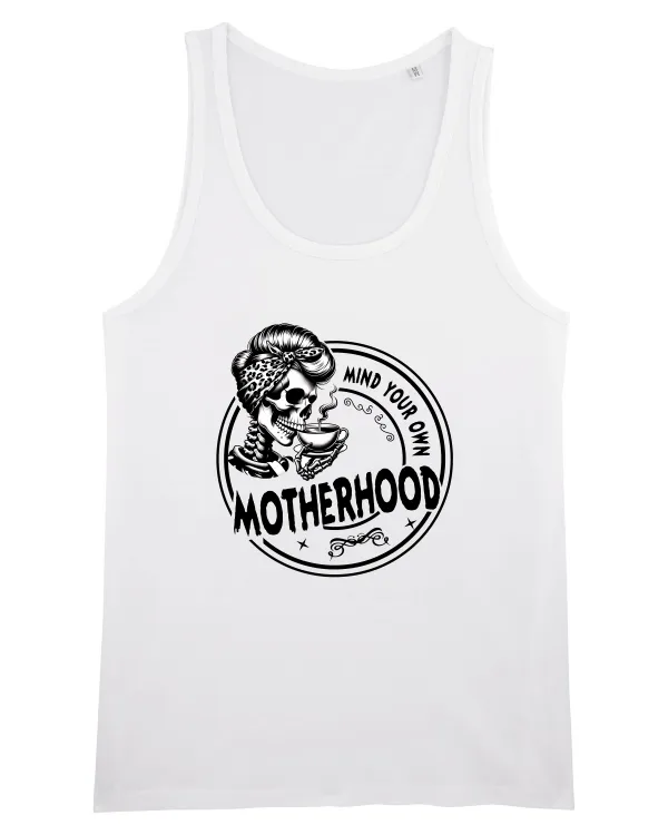 Moda rebelă pt mame moderne - Mind your own motherhood White