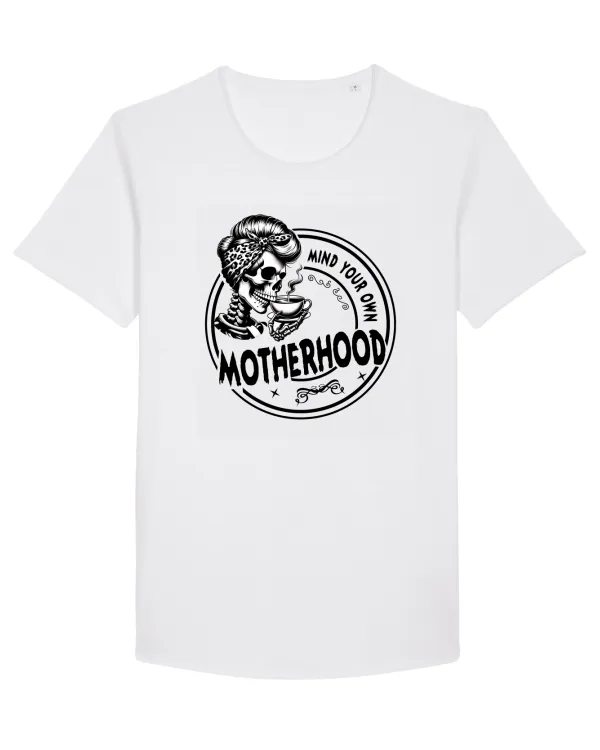 Moda rebelă pt mame moderne - Mind your own motherhood White