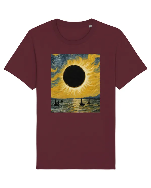 Tricou mânecă scurtă Unisex Rocker Burgundy