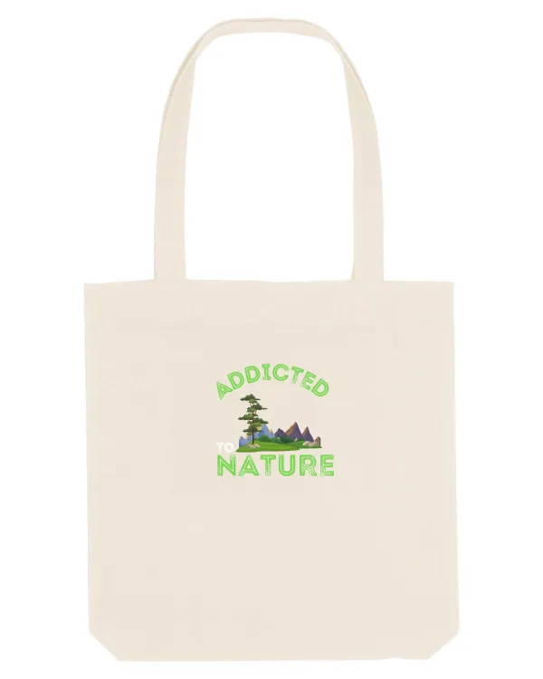Addicted To Nature  Sacoșă textilă
