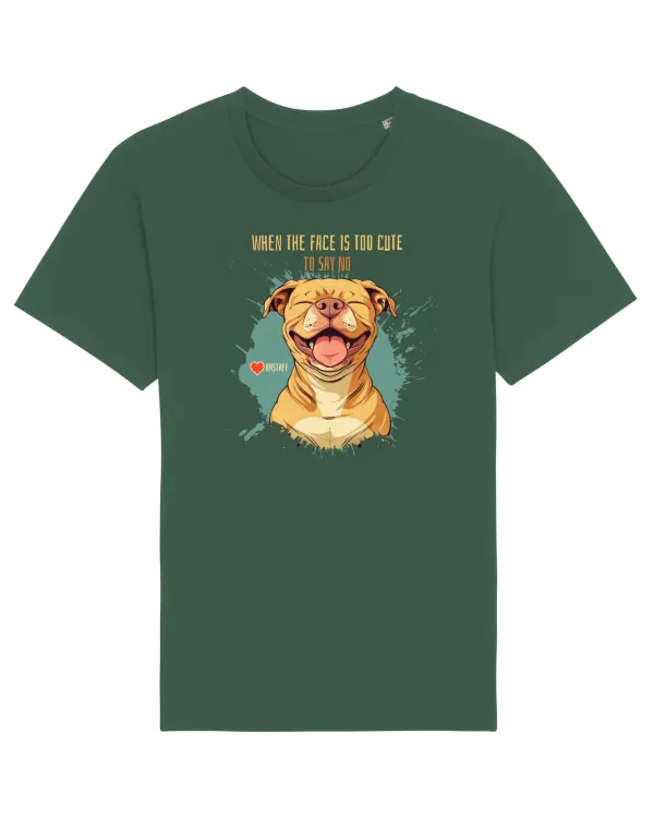 TOO CUTE TO SAY NO - Amstaff Bottle Green