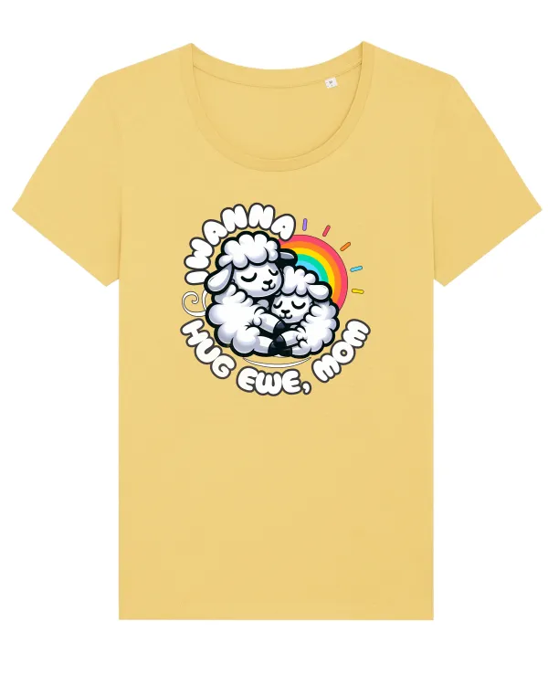 Oi Dragalase, Jocuri de cuvinte, Vreau să te îmbrățișez, Mămico Tricou mânecă scurtă guler larg fitted Damă Expresser