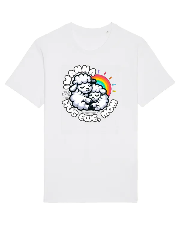 Tricou mânecă scurtă Unisex Rocker White