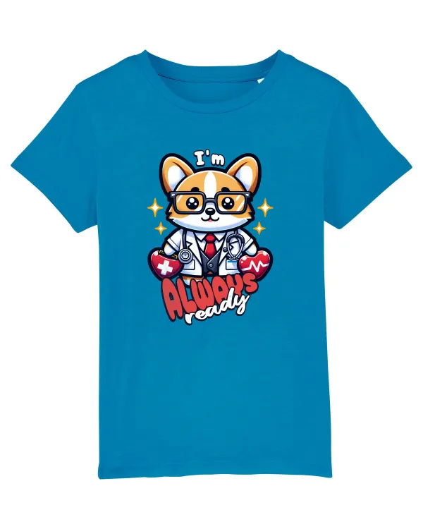 Asistentă Medicală de Urgență - Corgis Medici și Asistente Medicale de Urge Tricou mânecă scurtă  Copii Mini Creator