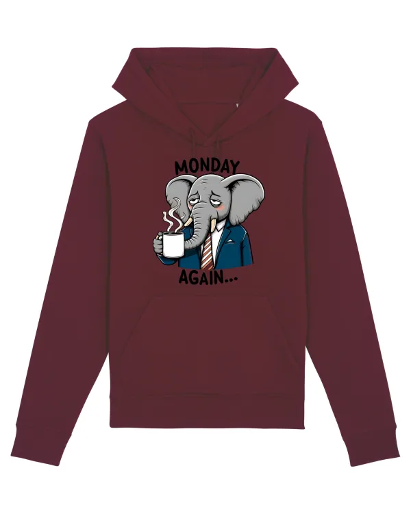 Hanorac Unisex Drummer Burgundy