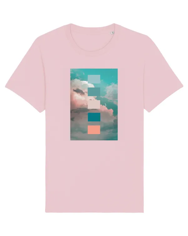 Tricou mânecă scurtă Unisex Rocker Cotton Pink