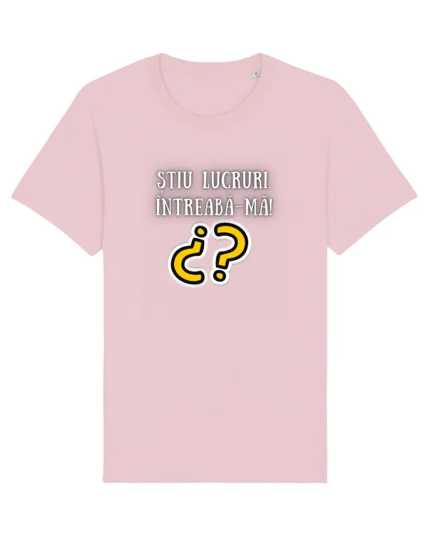 Tricou mânecă scurtă Unisex Rocker Cotton Pink