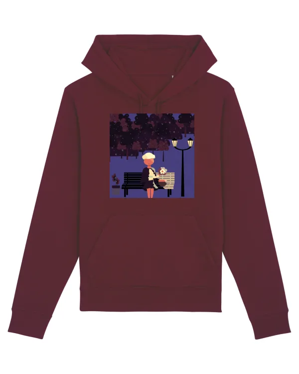 Never Alone Burgundy