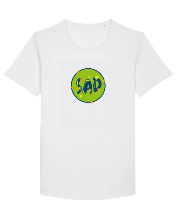 Sad Tricou mânecă scurtă guler larg Bărbat Skater