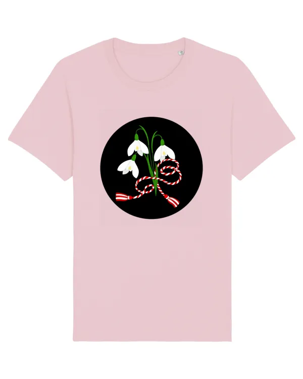 Tricou mânecă scurtă Unisex Rocker Cotton Pink