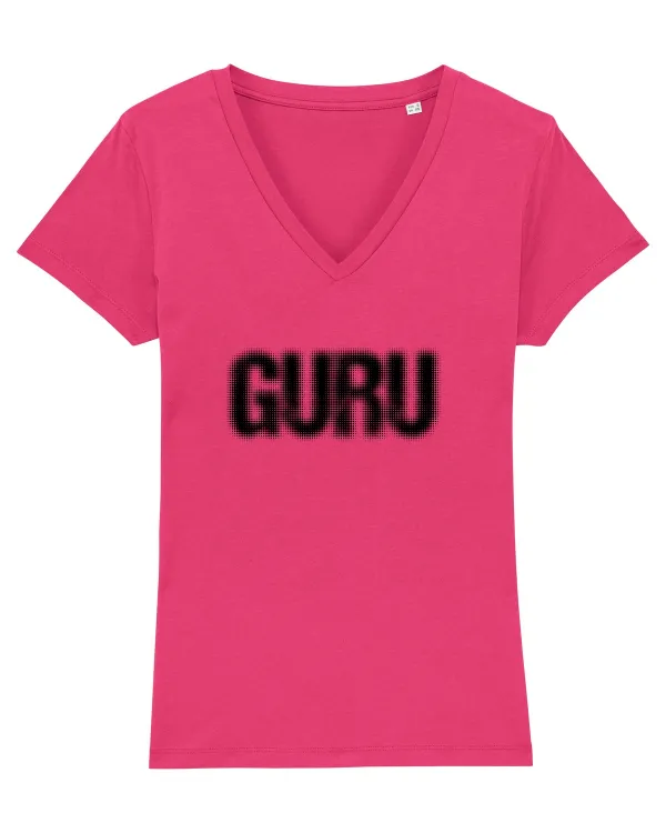 Guru Tricou mânecă scurtă guler V Damă Evoker