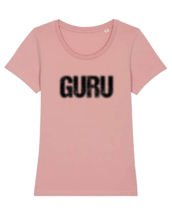 Guru Tricou mânecă scurtă guler larg fitted Damă Expresser