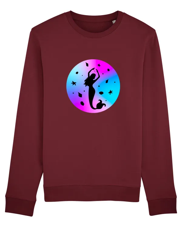Bluză mânecă lungă Unisex Rise Burgundy