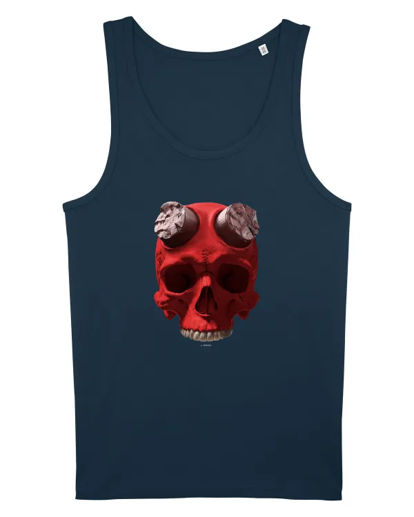 Craniu roșu - skull red 07 Maiou Bărbat Runs